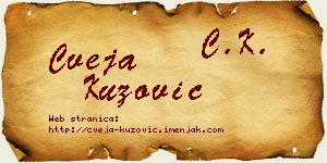 Cveja Kuzović vizit kartica